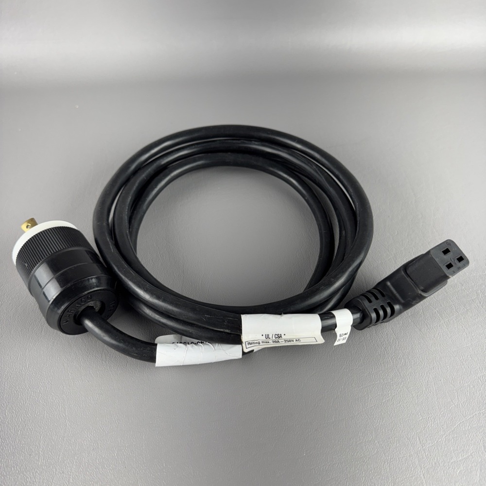 Marinco Male Twist Lock‎ Power Cable 20 Amp 250 VAC L6-20 8 Feet 3 Inches New